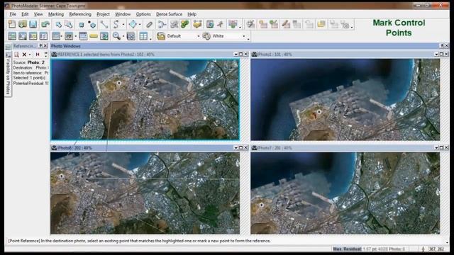 Using Google Earth Images in PhotoModeler Scanner