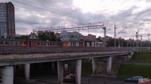 Электропоезд ЭД4М на ст. Кунцевская (МЦД-1)