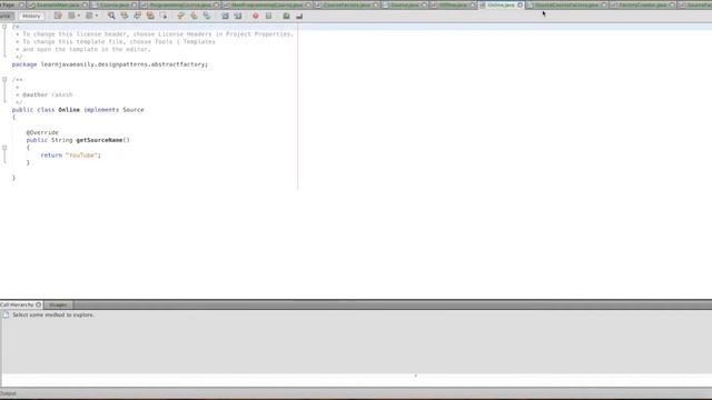 Abstract Factory Design Pattern Java program in Tamil