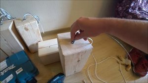 Светильник своими руками из дерева