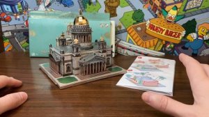 ПЕТЕРБУРГ В МИНИАТЮРЕ! ИСААКИЕВСКИЙ СОБОР! НАБОР ИЗ КАРТОНА УМНАЯ БУМАГА №490!