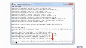 iKnow Queries: Filtering And Metadata