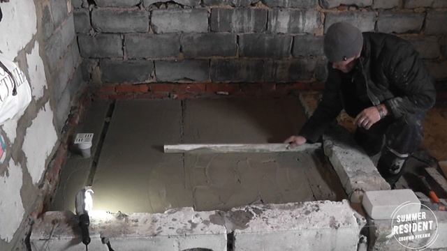 Стяжка чернового пола своими руками. Summer Resident