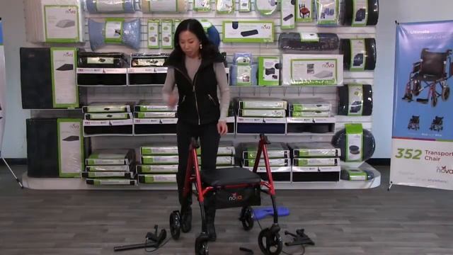 How to Assemble and Use the NOVA STAR 8 Rolling Walker смотреть онлайн