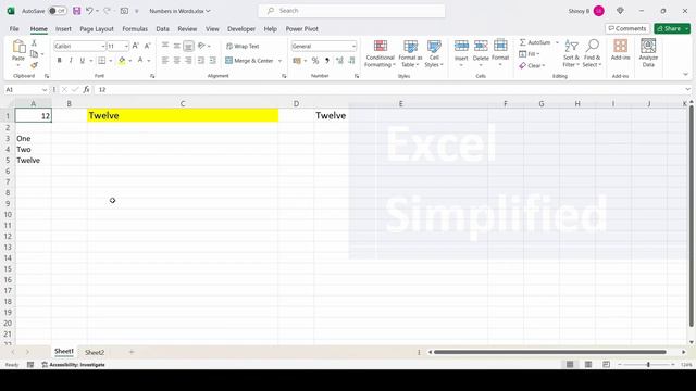 Learn Excel Formula To Convert Number To Words