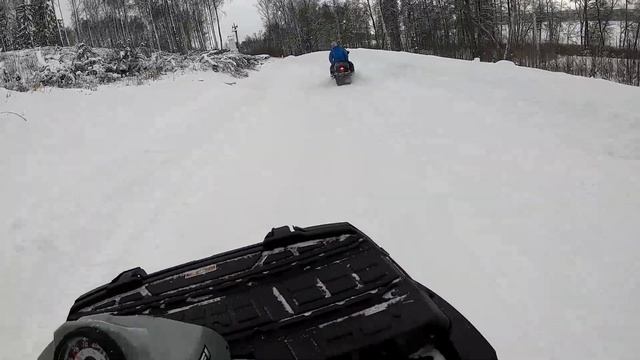 ЗАЛЕТЕЛ НА ТУСОВКУ НА КВАДРОЦИКЛЕ POLARIS 800X2 EFI смотреть онлайн