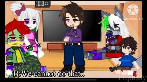 Glamrocks (+ Gregory) React to Michael Afton’s Past Selves | Glammike Au | Technical Part 2