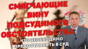 Смягчающие вину подсудимого обстоятельства