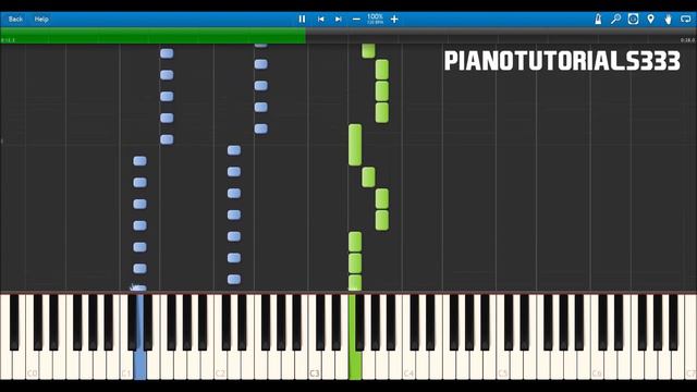 Gravity Falls Theme Song (Piano Tutorial) [Synthesia] смотреть онлайн