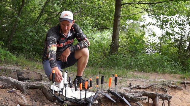 Ножи для рыбалки и туризма Akara / обзор новинки 2020 / Евгений Атрахимович смотреть онлайн