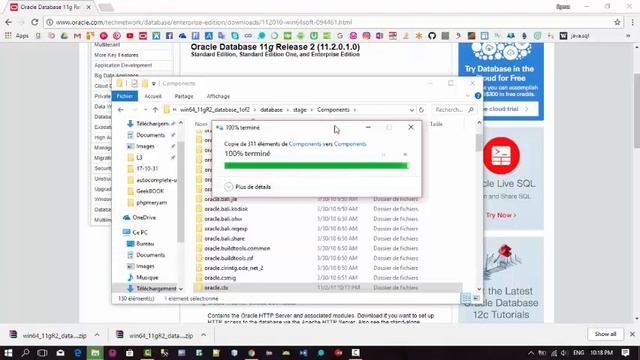 how to install oracle SGBD 11g on windows 10 pro смотреть онлайн