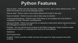 Python Features cppsecrets com