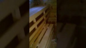баня из бруса на винтовых сваях 4*4