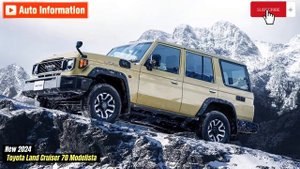 New 2024 Toyota Land Cruiser 70 Modelista
