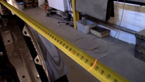 .Кузовной ремонт. Делаем замер кузова при помощи нивелира.