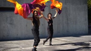 How To Dance With Silk Fans: Learn this choreography on CHRYSALIS SILK STUDIES