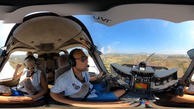 Landing at Skopje Airport ~ SOCATA TB20 ?GoPro Max 360 смотреть онлайн