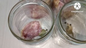 Курица с грибами в сметанном соусе в автоклаве"Охотник и рыболов".