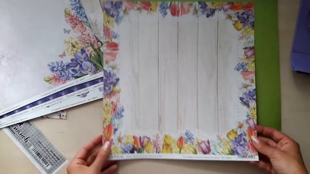#ScrapMania_tm Обзор коллекции Время тюльпанов от ТМ ScrapMania