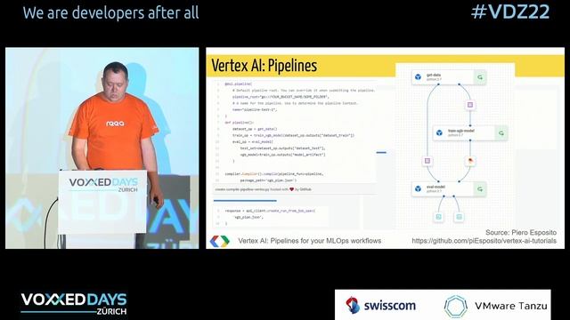 [VDZ22] Vertex AI: Pipelines for your MLOps workflows by Marton Kodok