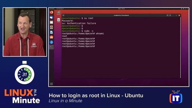How to login as root in Linux - Ubuntu | Linux in a Minute смотреть онлайн