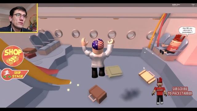 УБЕЖАТЬ ИЗ ПАДАЮЩЕГО САМОЛЕТА В РОБЛОКС - Roblox Escape the Plane Crash Obby смотреть онлайн
