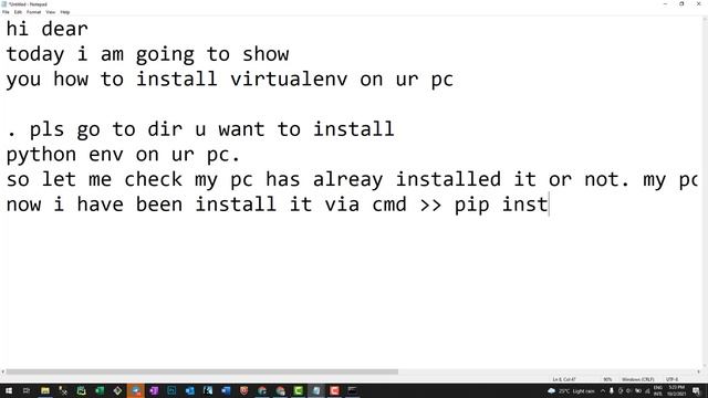 1.របៀបតម្លើង virtualenv tool on pc смотреть онлайн