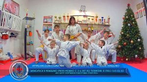 Фрагменты тренировки младшей группы. Кёкусинкай Карате. Центр спортивной подготовки «Тэнгу Про»