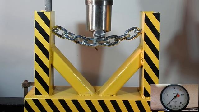 ГИДРАВЛИЧЕСКИЙ ПРЕСС ПРОТИВ ТОЛСТОЙ ЦЕПИ! HYDRAULIC PRESS AGAINST THICK CHAIN смотреть онлайн