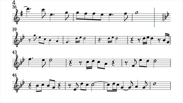 Refrain Lower Key Flute Violin Sheet Music Backing Track Play Along Partitura смотреть онлайн