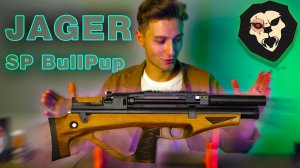 ОБЗОР Пневматическая винтовка Jager SP BullPup (PCP, 312 мм, 6.35 мм, дерево, AP)