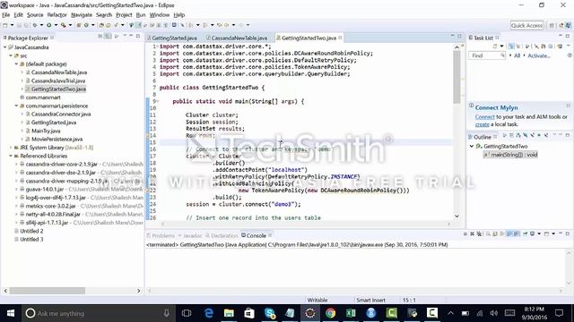 Cassandra Java Connection Shailesh Mane смотреть онлайн