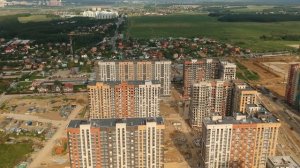 ЖК Пригород Лесное. Строительство. Май 2019. Видео с высоты.