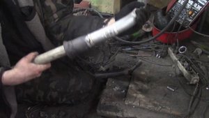 РЕМОНТ ДЫРЯВОГО ВЫХЛОПА ГОЛЬФ 2 1.3HK/НОВАЯ ПРИЁМНАЯ ТРУБА И СВАРОЧНЫЕ РАБОТЫ