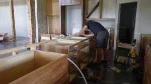 Barndominium Build: Installing Kitchen Cabinets #cabinet #install