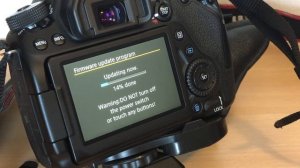 How to update firmware - Canon 80D Camera