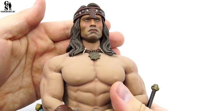 Конан-варвар в исполнении Арнольда Шварценеггера: обзор фигурки в масштабе 1/6 смотреть онлайн