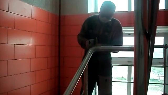 О шлифовке и полировке перехода поручня...
