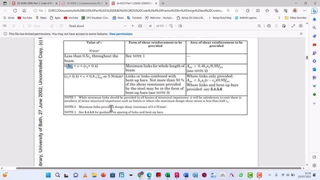 Analysis, design and detailing of RC Beams using Excel Spreadsheet and Moment distribution method
