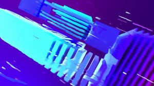 Анимированный абстрактный геометрический синий фон: Кубы