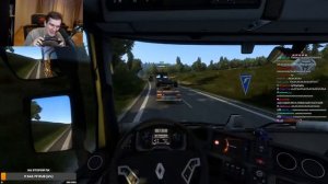 БРАТИШКИН И РАЗДВА РАБОТАЮТ ДАЛЬНОБОЙЩИКАМИ | EURO TRACK SIMULATOR 2 | ЗАПИСЬ СТРИМА