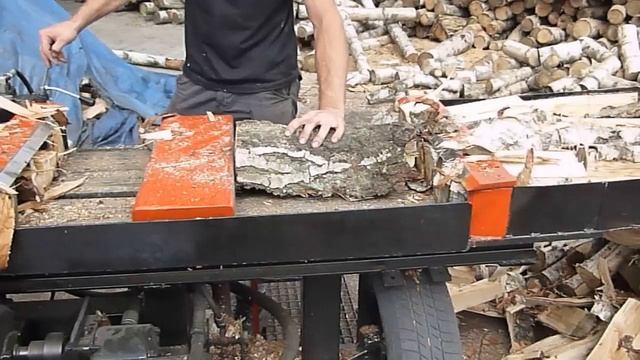 Łuparka hydrauliczna dwustronna log splitter two-way смотреть онлайн