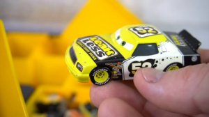 Disney Cars Collection Case 1 Piston Cup Racers and Pit Crew Race Team