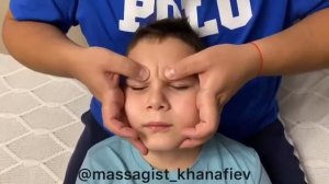 Массаж для облегчения дыхания при НАСМОРКЕ