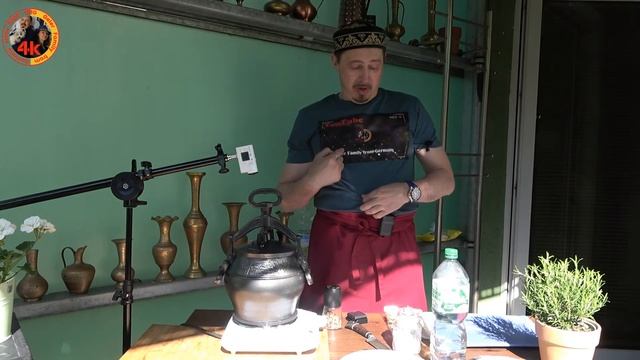 Язык говяжий в афганском казане. Beef tongue in an Afghan cauldron. смотреть онлайн