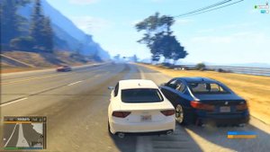 РЕАЛЬНАЯ ЖИЗНЬ В GTA 5 - АУДИ ПРОТИВ БМВ ГОНКИ! AUDI RS7 VS BMW M5! ⚡ГАРВИН