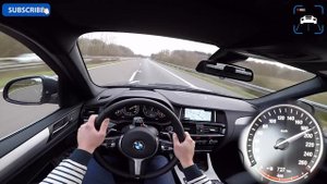 BMW X3 2017 Xdrive 30d ACCELERATION & TOP SPEED POV Test Drive by AutoTopNL