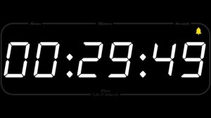 1 Hour - TIMER & ALARM - 1080p - COUNTDOWN