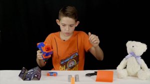 Распаковка и обзор на русском Nerf Nitro Арсенал Нёрф 2017 или Дмитрий купил игрушечный пистолет
