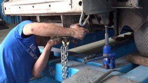 ваз 2112. вытяжка, рихтовка нижней рамки радиатора.